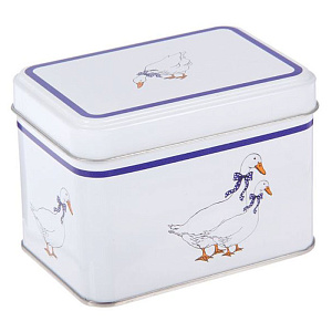 Банка для сыпучих продуктов 400мл Гуси жестяная 000000000001157125