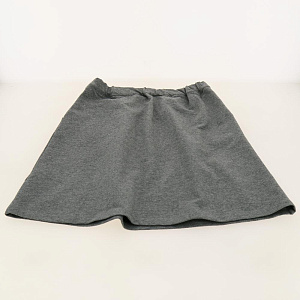 Юбка для девочки DE'NASTIA трикотаж 128 (7-8лет) меланж 100%Хлопок I000066 000000000001178210