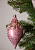 Набор новогодних украшений 2шт 13,8х6,5см Капля блестки розовая роза/нежно-розовый пластик 000000000001208655