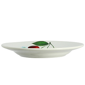 Мелкая тарелка Вишенка Кубаньфарфор, 17.5 см 000000000001005636