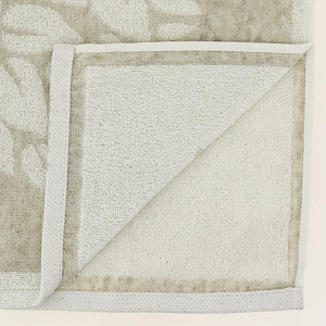 Полотенце махровое 75х150см PRIVILEA Для бани пестротканое плотность 400гр/м2 бежевое хлопок87% лен13% 000000000001206202