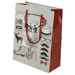 Подарочный бумажный пакет Премиум+, 22x17x10 см 000000000001036473