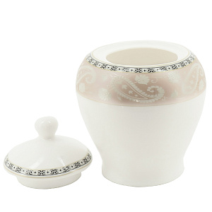 Сахарница 350мл ESPRADO Arista Rose костяной фарфор 000000000001157848