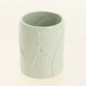 Набор для ванной 2 предмета ДОЛЯНА Мезо дозатор для мыла стакан серый керамика пластик 000000000001209705