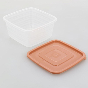 Набор контейнеров для СВЧ 4шт 900мл MARTIKA Унико квадратный пластик 000000000001106103