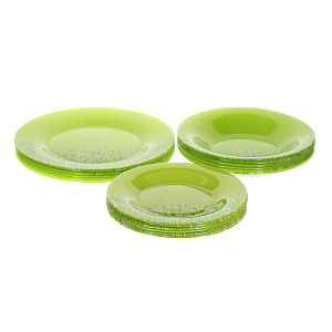 Столовый набор Flowerfield Anis Luminarc, 18 предметов 000000000001120060