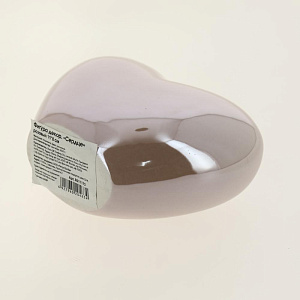 Фигура декоративная "Сердце" розовое золото 11х8см R011175 000000000001200330