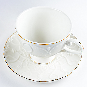 Набор чайный 12 предметов (чашка 220мл-6шт/блюдце-6шт) BALSFORD Грация Клио подарочная упаковка фарфор 000000000001193993