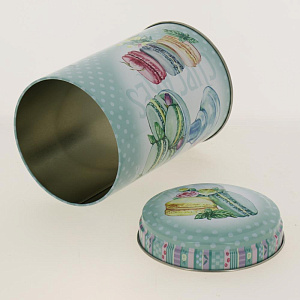 Банка для сыпучих продуктов 1,1л НОВЫЙ АРГУМЕНТ Десерт мятный жестяная 000000000001187798