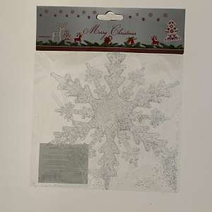 Декоративное украшение 14,5см Снежинка акрил R010492 000000000001192275