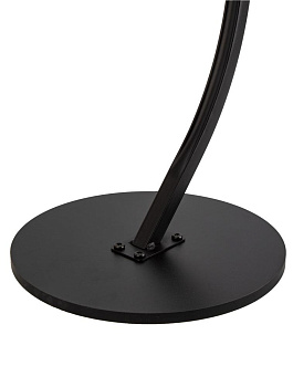 Столик 40хх40х60см ST на ножке круглый черный железо/МДФ 000000000001227132