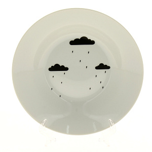 Тарелка глубокая Грозовая тучка, 20 см 000000000001150133