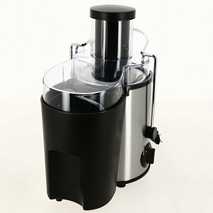 Соковыжималка электрическая DELTA 600Вт. Объем контейнера для мякоти 1200мл. Черный с серебристым. Фильтр и ножи из нержавеющей стали. 0R-00004839 000000000001205345