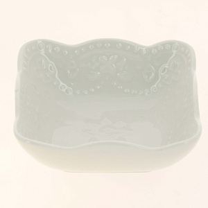 Салатник 250мл/11см ф.квадратБабочка белаяHD-035W 000000000001181041