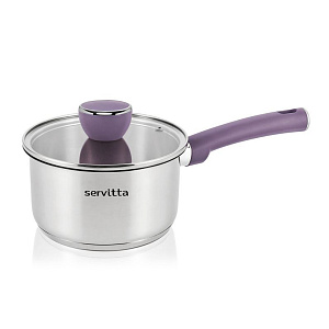 Ковш с крышкой 1,8л Servitta серия Viola нержавеющая сталь 000000000001221618