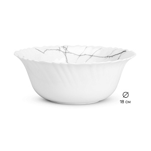 Салатник 18см/800мл FARFORELLE Мрамор стеклокерамика 000000000001219894