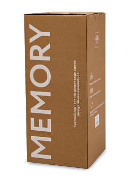 Подушка 40х70х10см MEMORY полиэстер/органический кремний 000000000001228522