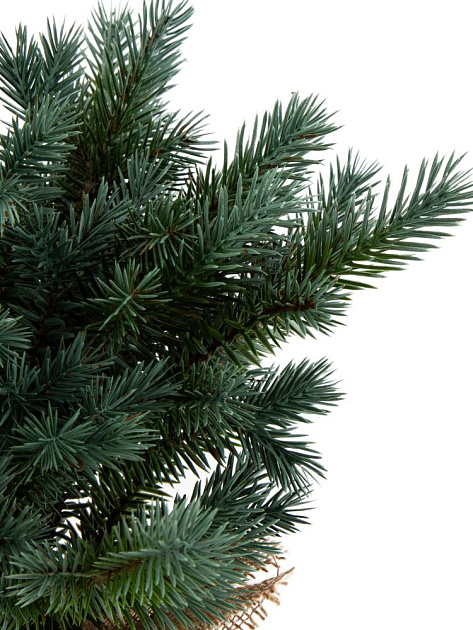 Ель искусственная 40см голубая литая 000000000001228781