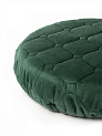 Чехол на табурет 33см DE'NASTIA круглый на резинке зеленый полиэстер 000000000001229940