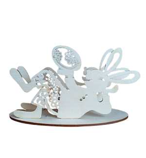 Салфетница Заяц в шортах, 16х7.5х10 см 000000000001185656