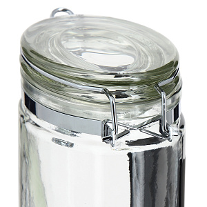 Банка для сыпучих продуктов Cristella Oval Esprado, 1200мл, стекло 000000000001071243