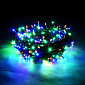 Гирлянда электрическая 10м 100 LED ламп VEGAS Нить разноцветный свет 8 режимов зеленый провод 220v