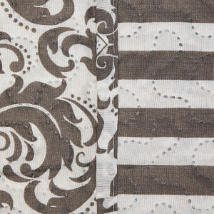 Покрывало 220x240см LUCKY Серая полоска ультрастеп полиэстер 000000000001219021