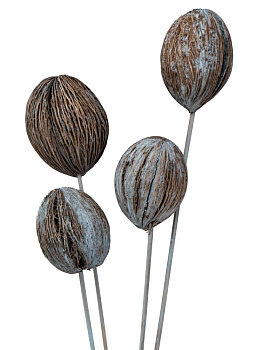 Сухоцветы 16x8x70см DE'NASTIA Гардения микс цветов 000000000001228196