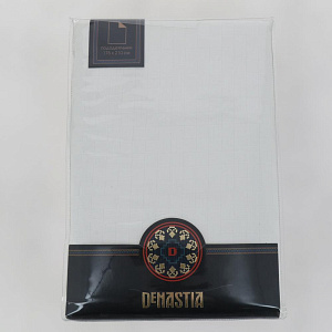 Пододеяльник 175х210см DE'NASTIA бежевый сатин-клетка хлопок100% 000000000001208208