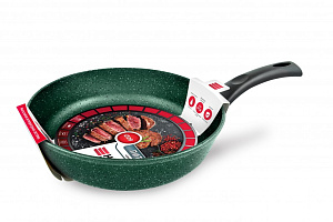 Сковорода 28см НЕВА МЕТАЛЛ ПОСУДА Каменная Балтик грин литой алюминий 000000000001213098