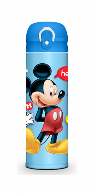 Термокружка 500мл MOULIN VILLA Disney Mickey  Mouse синий нержавеющая сталь 000000000001195830