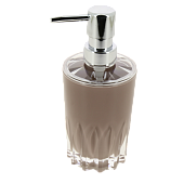 Диспенсер для жидкого мыла DE'NASTIA граненый вишневый пластик 000000000001207095