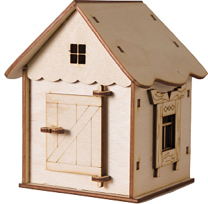 Декоратая фигура Домик кукольный 9*10*14 9018 000000000001180477