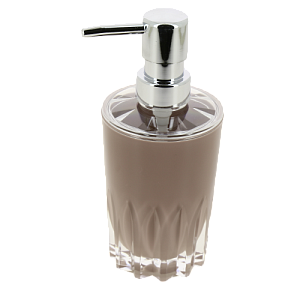 Диспенсер для жидкого мыла DE'NASTIA граненый вишневый пластик 000000000001207095