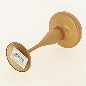 Подсвечник стеклянный с напылением цвет Матовая бронза , двойная лакировка, Колорист Дизайн RUDIK 000000000001191036