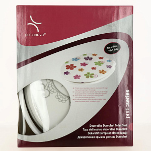 Сиденье для унитаза SOFYA дюропластовое с крышкой в ассортименте с системой плавного опускания крышки SOFT CLOSE D-18427 000000000001201648