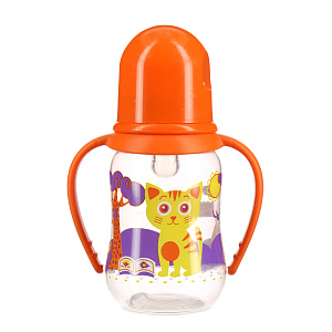 Бутылочка с соской от 0 месяцев Русские мотивы Lubby, 120-125мл 000000000001135401