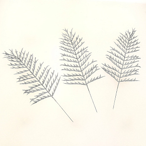 Набор веток Серебро 3шт 37см R010557 000000000001191490