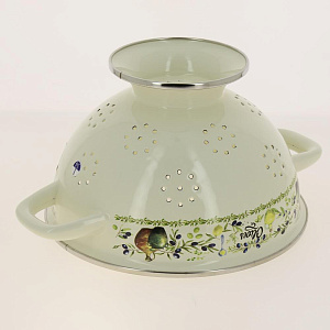 Дуршлаг 2,5л METROT Олива эмаль 000000000001183455