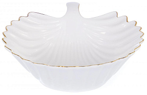 Набор 2 фигурных салатника 16см BALSFORD РАКУШКА подарочная упаковка фарфор 000000000001193969