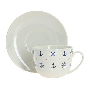 Чайная пара 370мл Якорь Кубаньфарфор 000000000001172250