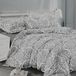 КПБ KLEO САТИН 100% хлопок Евро с нав. 50*70  дизайн LANZO/03 арт.01473303 000000000001190867