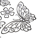Стикеры Бабочки Room Decoration, черный, металлик 000000000001127329