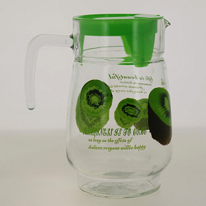 Кувшин Киви Коралл, 1.5л, стекло 000000000001163444