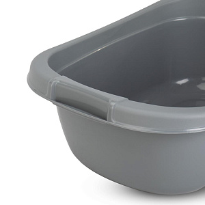 Таз 15л овальный в ассортименте полиэтилен 000000000001226276