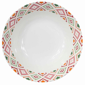 Пиала суповая 18 см фарфор APOLLO Glaze Red можно мыть в посудомоечной машине/использовать в микроволновой печи GLR-02 000000000001197683