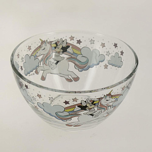 МИННИ И ЕДИНОРОГ Набор для завтрака 3 предмета ОСЗ стекло 000000000001205458