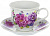 Сервиз чайный 13 предметов (чашки 250мл, чайник 1л) OLAFF фарфор 000000000001163675