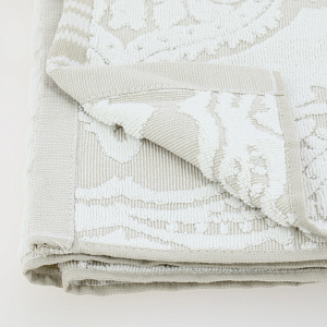 Полотенце 70x130см LUCKY Византия бежевое 100% хлопок 000000000001181611