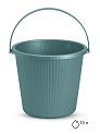 Ведро-стул 15л FORA с крышкой вельвет мятный полиэтилен 000000000001227350